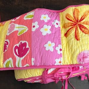 Pottery barn crib bumper